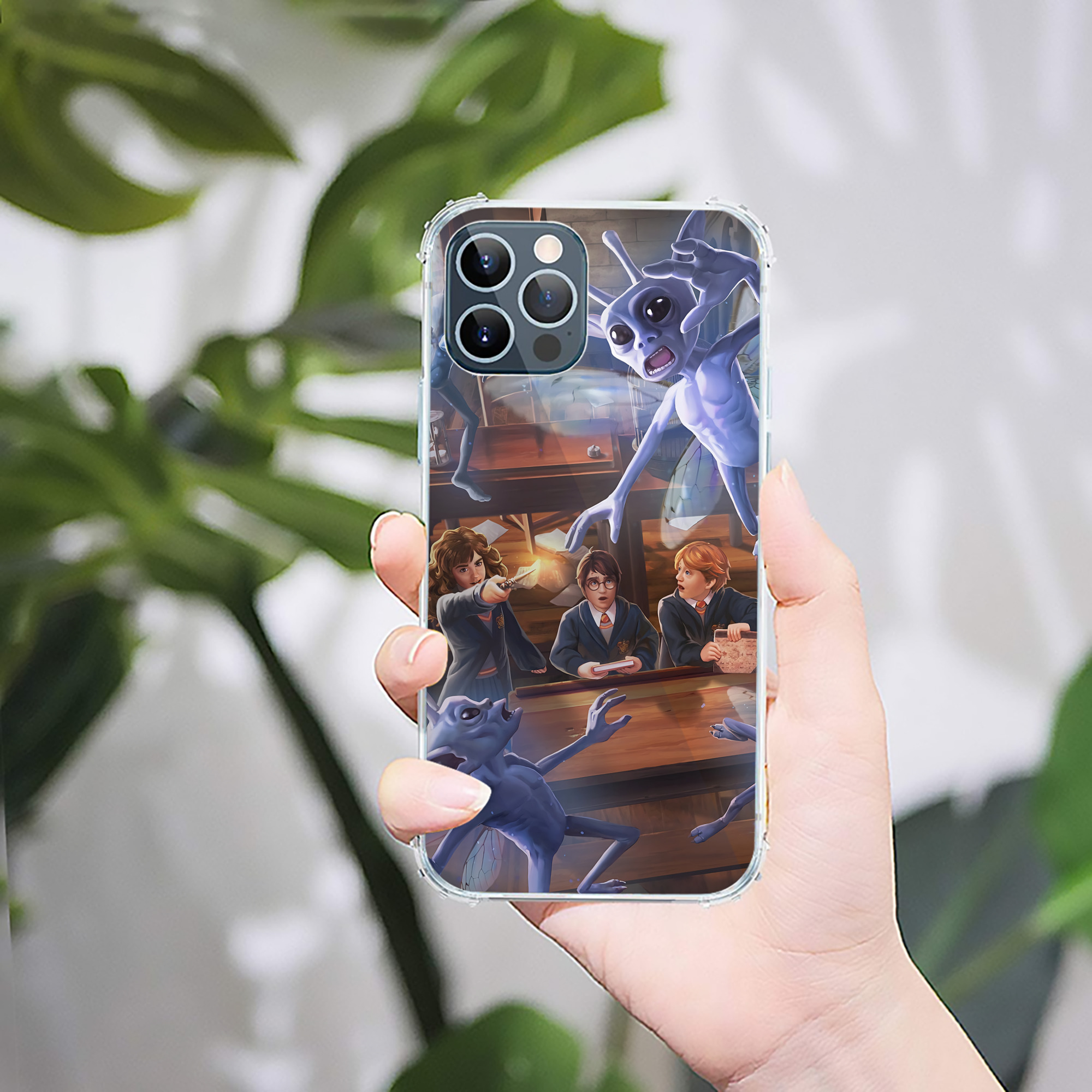 （画像用） Harry Potter ハリー・ポッターシリーズ 【iPhone 12シリーズ対応】透明スマホケース（クリアソフトケース）
